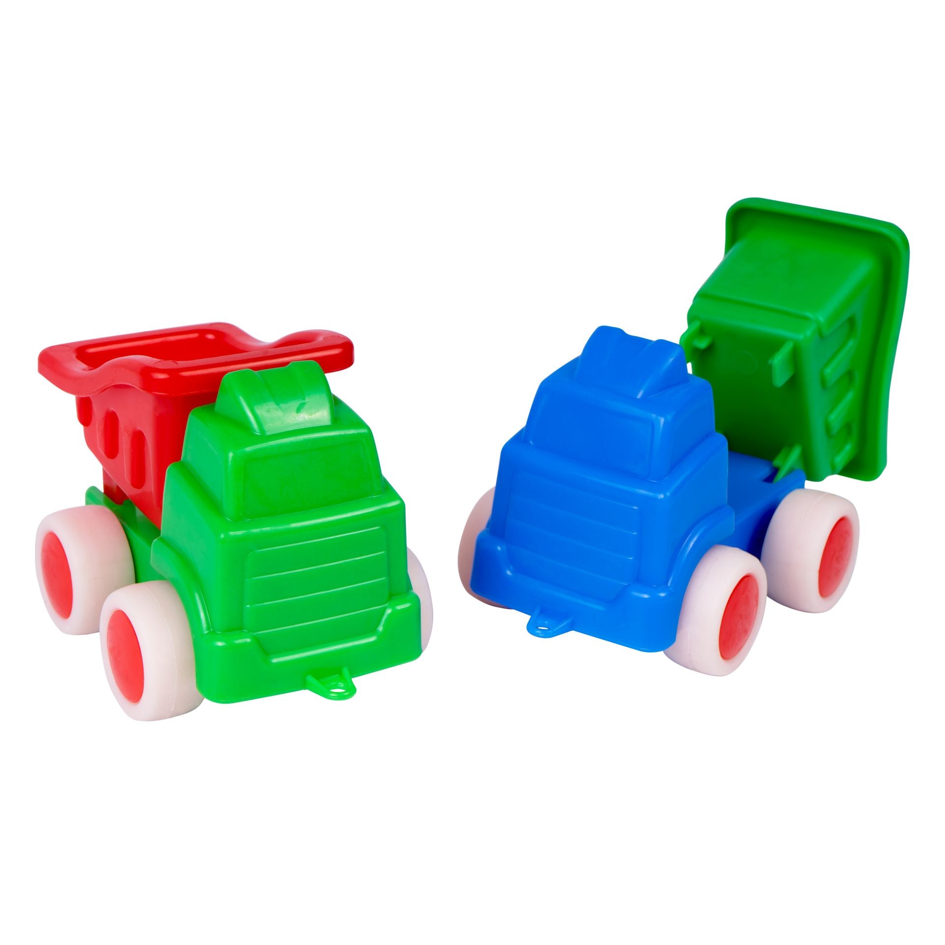 Go-Go - Camion Con Ribalta - Set 4 Pezzi Colori Assortiti