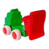 Go-Go - Camion Con Ribalta - Set 4 Pezzi Colori Assortiti