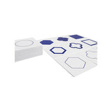 CARTONCINI FIGURE GEOMETRICHE (BLU)