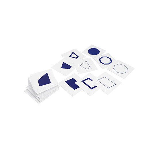 CARTONCINI FIGURE GEOMETRICHE (BLU)