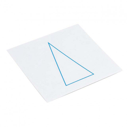 CARTELLINI DELLE FORME GEOMETRICHE PIANE