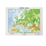 Carta Geografica Da Banco Cm. 21X29,7 - Europa Confezione 10 Pezzi