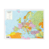 Carta Geografica Da Banco Cm. 29,7X42 - Europa Confezione 10 Pezzi