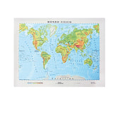 Carta Geografica Da Banco Cm. 21X29,7 - Planisfero Confezione 10 Pezzi
