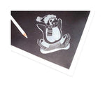 CARTONCINO BIANCO/NERO CM. 50X70 - CONF.10 FG.