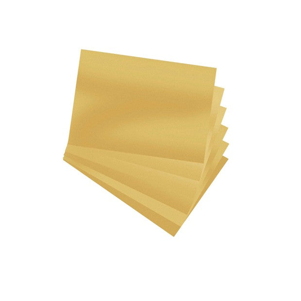CARTONE SATINATO ORO GR.340 - CONF. 10 FG.CM.23X33