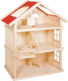 Casa Delle Bambole In Legno Cm 65x35,5x86,3