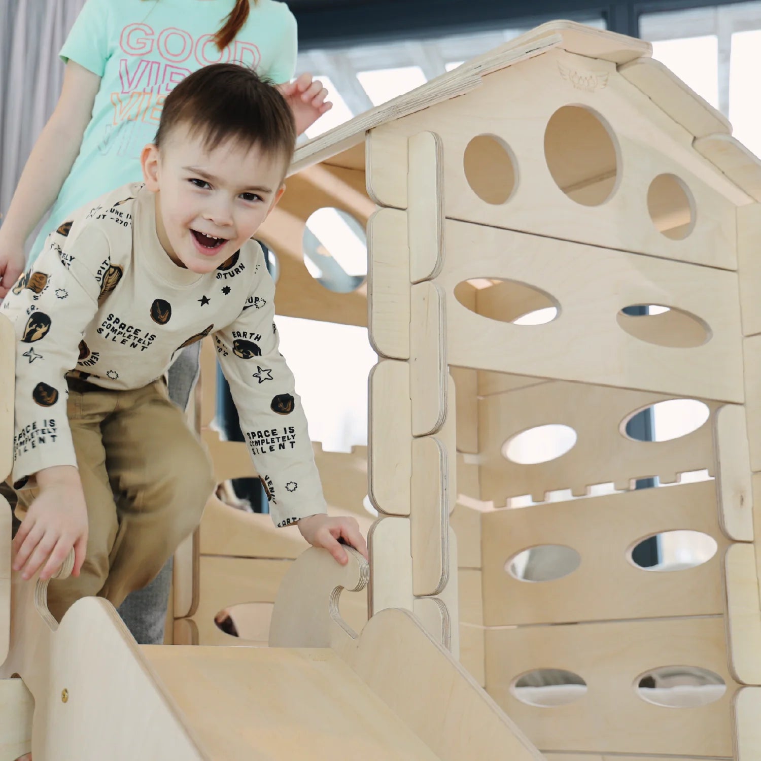 I-Build - Scivolo Per Casa In Legno