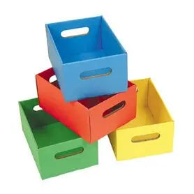 Casetta Contenitore In Cartone Cm. 35x25x17 H - Confezione 8 Pezzi