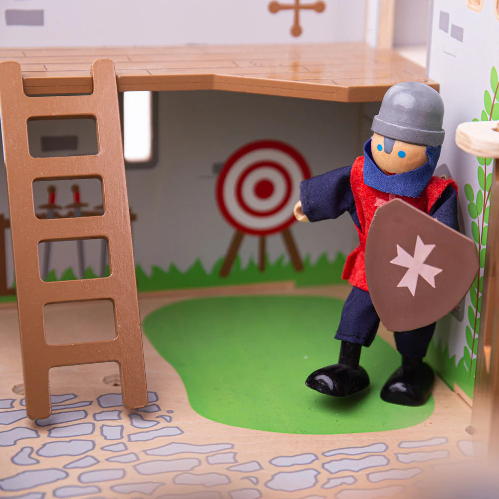 Personaggi In Legno - Cavalieri - Set 4 Pezzi