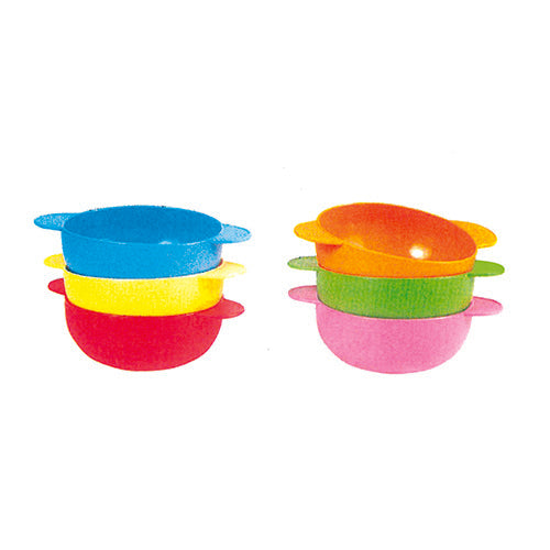 Ciotole Diametro Cm 12 Ml 350 - Confezione 6 Pezzi Colori Assortiti