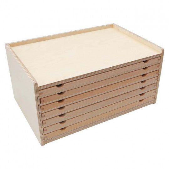 COFANETTO PORTA INCASTRI CON 7 CASSETTI(INC.NON INCL.)