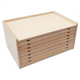 COFANETTO PORTA INCASTRI CON 7 CASSETTI(INC.NON INCL.)