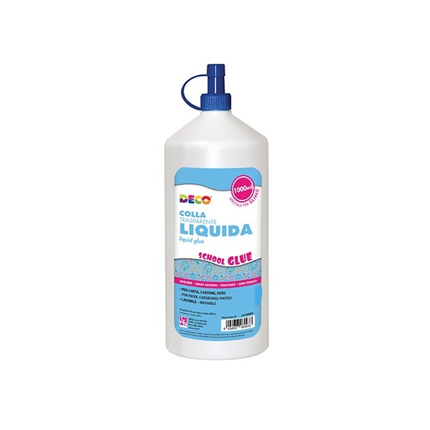 COLLA LIQUIDA TRASPARENTE ALL'ACQUA ML.1000