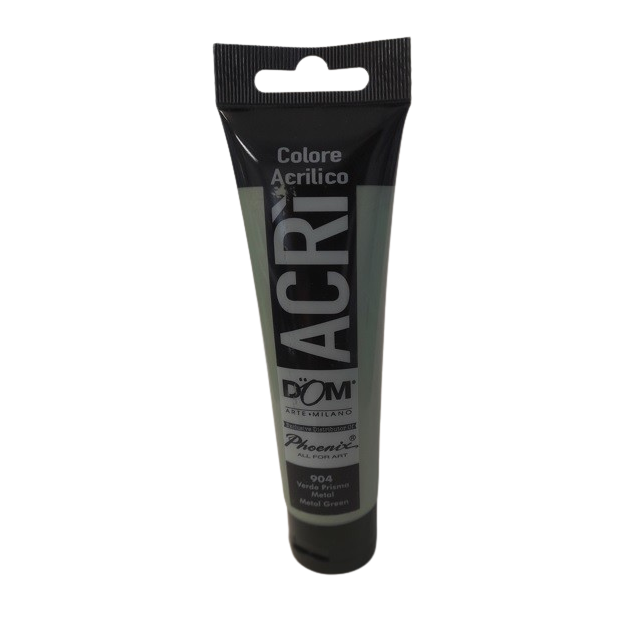 ACRILICO TUBO ML. 100 - SET 5 TUBI COLORI METAL