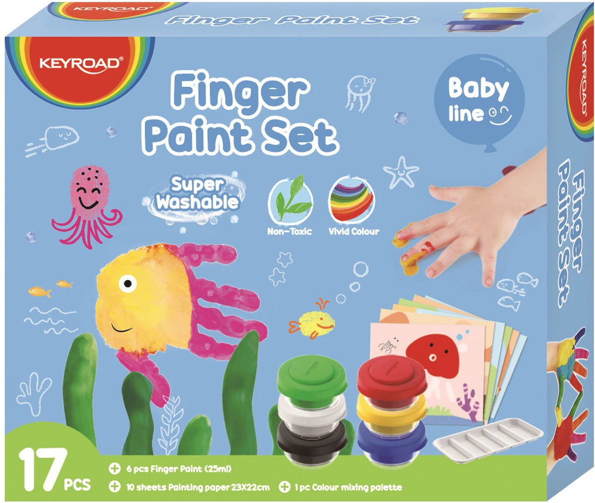 PITTURA A DITA - SET PER BIMBI Immagine principale del prodotto
