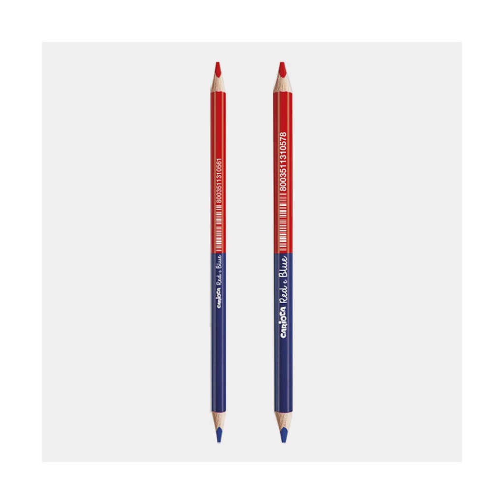 Matite Rosso E Blu Confezione 12 Pezzi Carioca