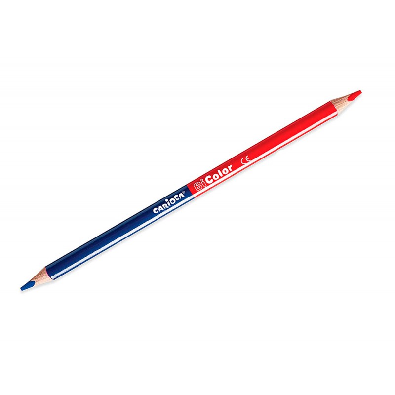 Matite Rosso E Blu Confezione 12 Pezzi Carioca