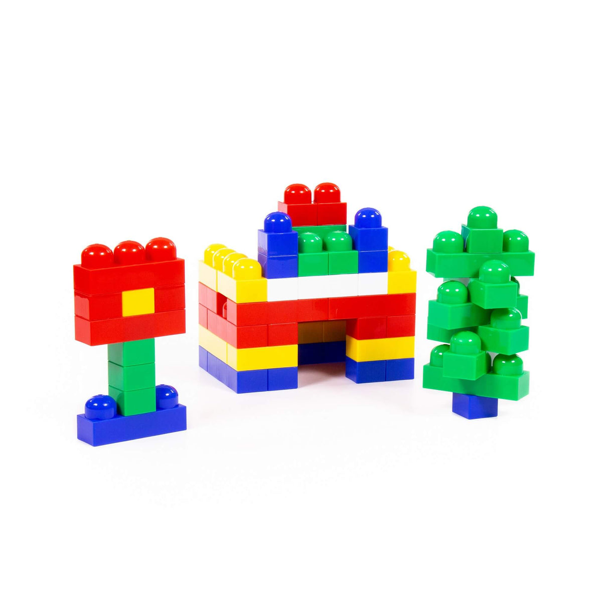 Costruzioni In Plastica - Sacca Grande 85 Pezzi