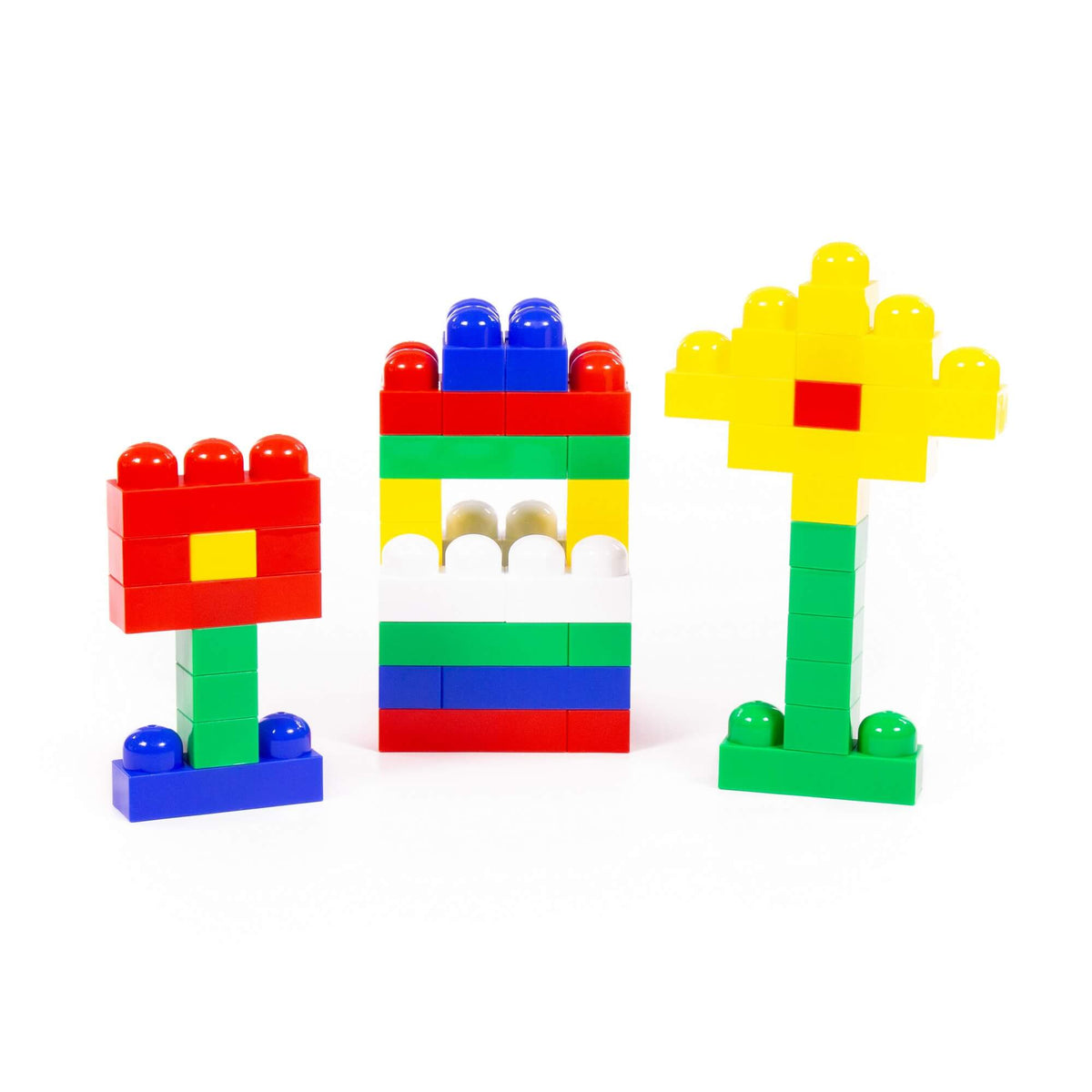 Costruzioni In Plastica - Sacca Grande 85 Pezzi