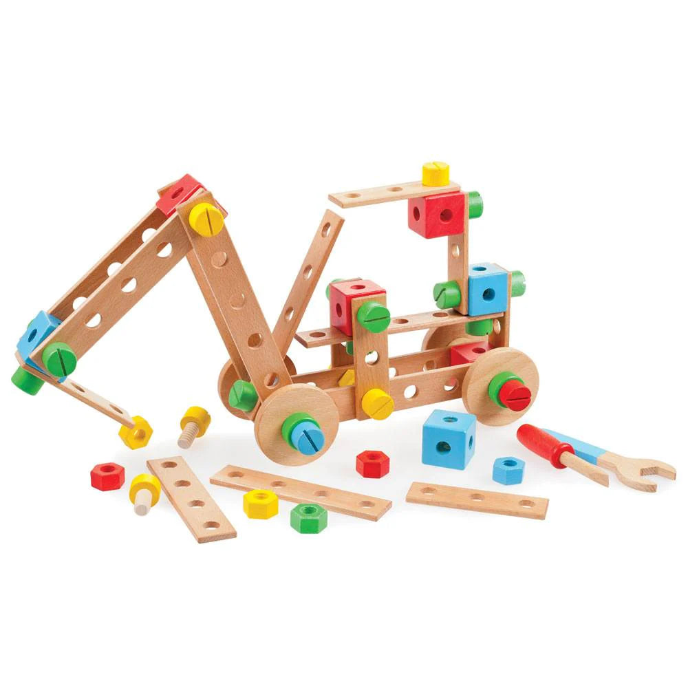 Set Costruzioni In Legno - 91 Pezzi