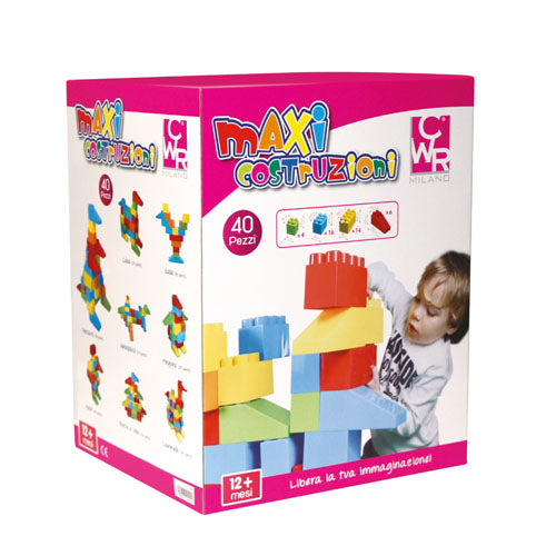 Maxi Costruzioni - Scatola 40 Pezzi