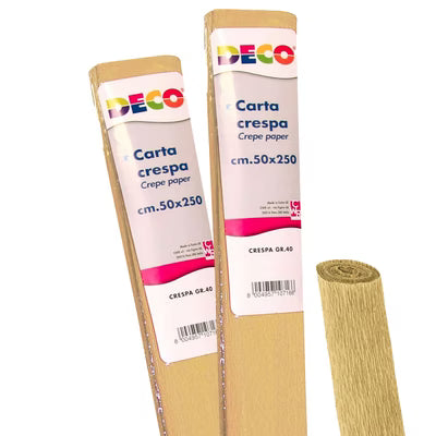 CRESPA GR.40 CM. 250X50 - EXPO 100 ROTOLI - COLORI