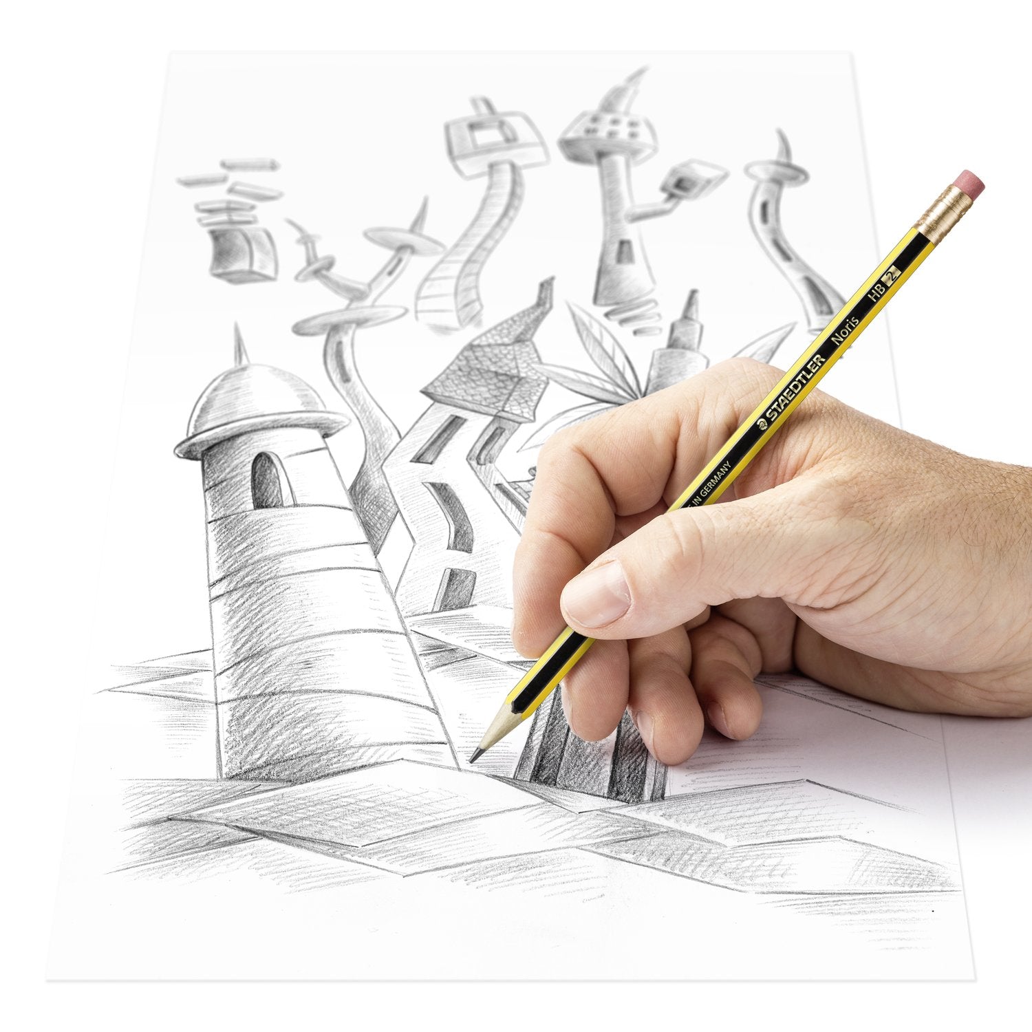 LAPIS STAEDTLER HB CON GOMMA