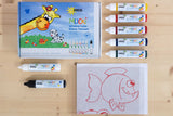 MUCKI - WINDOW COLOR - KIT PICCOLA FAUNA SELVATICA
