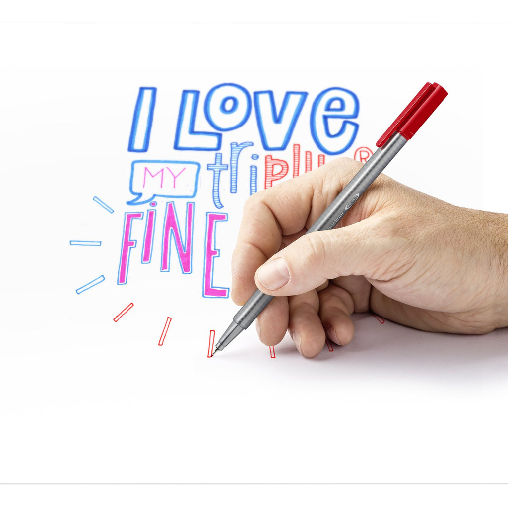 PENN. FINELINER TRIPLUS STAEDTLER 10 COLORI MM.3 SCATOLA PLA