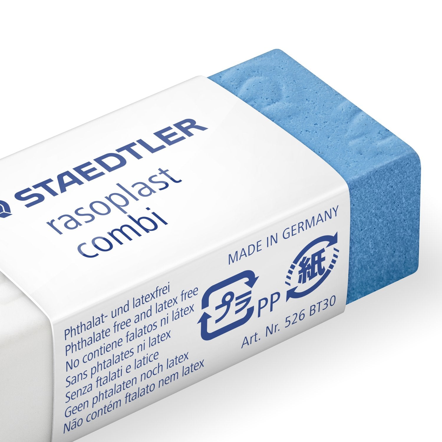 GOMMA STAEDTLER BIANCA/BLU 43X19X13 Immagine secondaria del prodotto