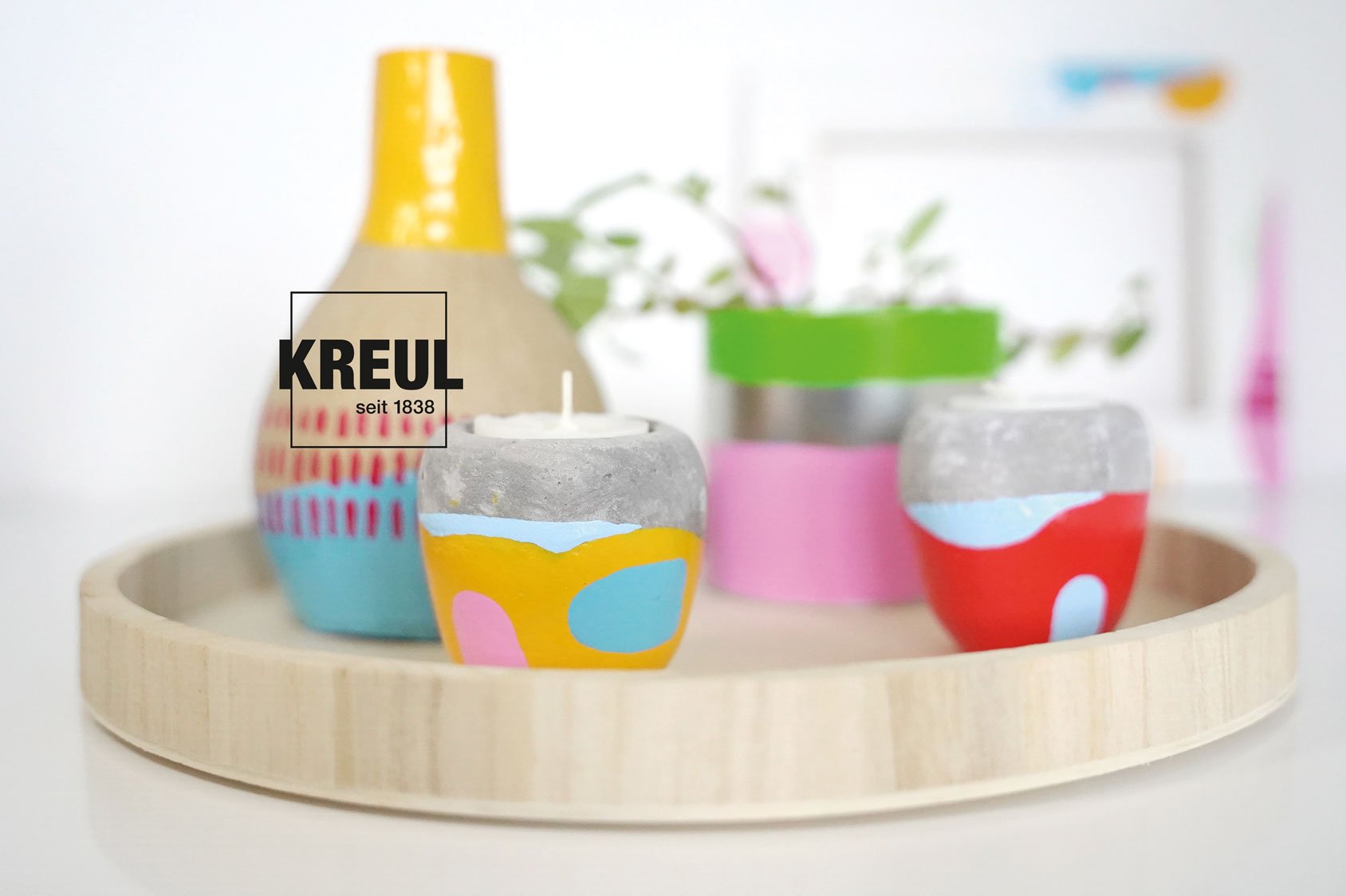 KREUL - VERNICE ACRILICA LUCIDA 20 ML -  SET 6 LIV