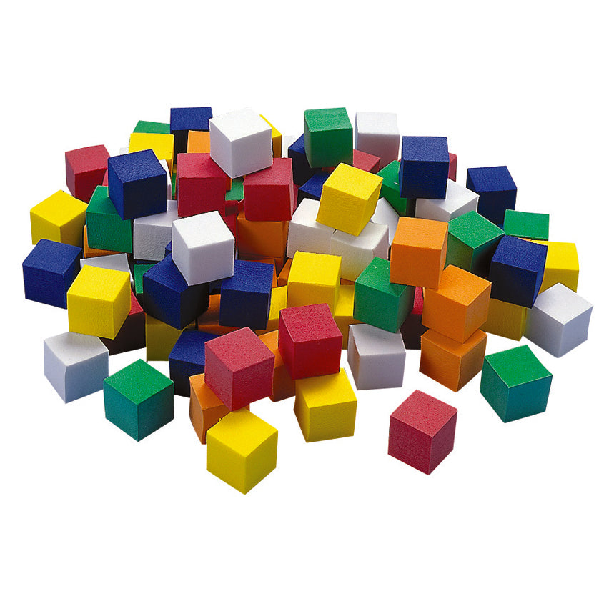 Cubetti In Plastica Cm.1 - Barattolo 350 Pezzi