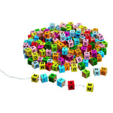 Cubi Alfabeto Per Infilatura - 325 Pezzi Colori Assortiti