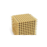 CUBO DI 1000 PERLE ORO