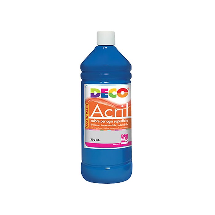 ACRILICO DECO ML.250 - BLU CYAN Immagine principale del prodotto
