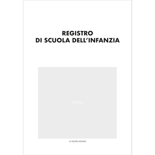 REGISTRO VERDE - SCUOLA INFANZIA - 40 PAG.