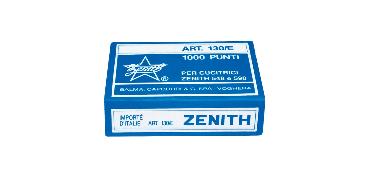 PUNTI CUCITRICE MM.6 ZENITH\130 PZ. 1000 PASSO 6/4