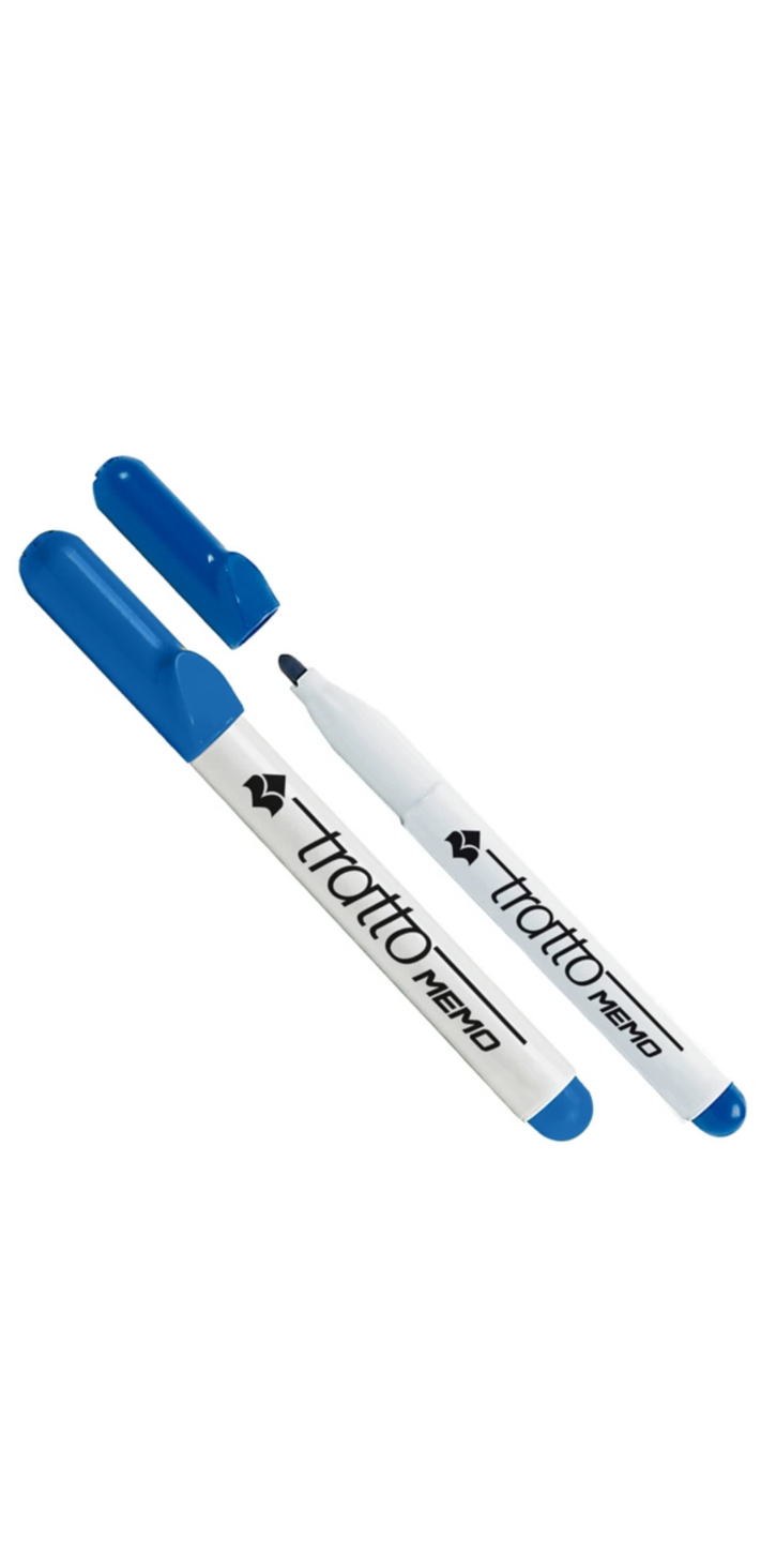 PENNARELLO TRATTO MEMO PER LAVAGNA P.TONDA BLU