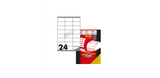 ETICHETTE ADESIVE MM.70X37 FG.100 A4 2400 ETICH.