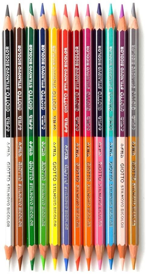 MATITE GIOTTO STILNOVO BICOLORE 12 COLORI