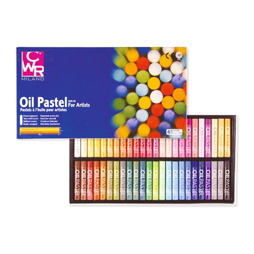 PASTELLI A OLIO TONDI - SCATOLA 48 PEZZI ASSORTITI Immagine principale del prodotto