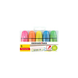 EVIDENZIATORI MINI GLITTER EBERHARDFABER /5PZ