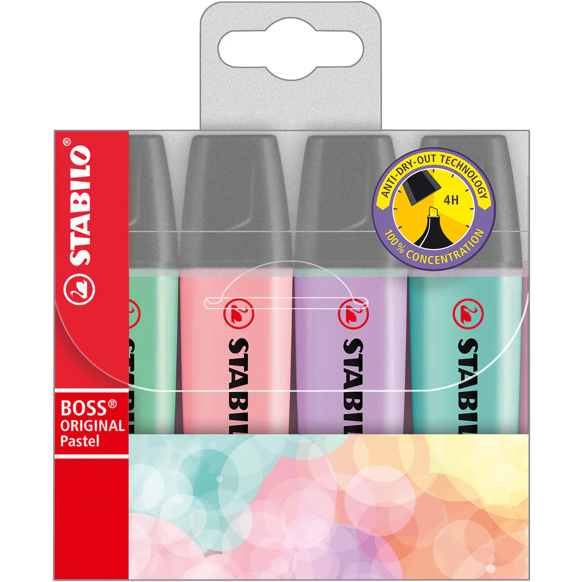 Evidenziatore Stabilo Boss Confezione 4 Pezzi Colori Pastello