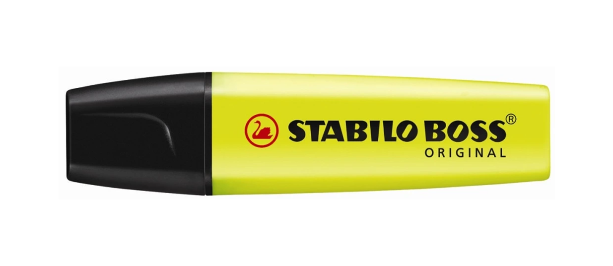 Evidenziatore Stabilo Boss Giallo