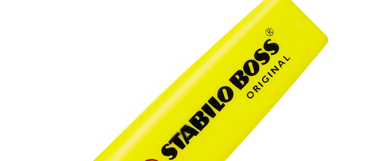Evidenziatore Stabilo Boss Giallo