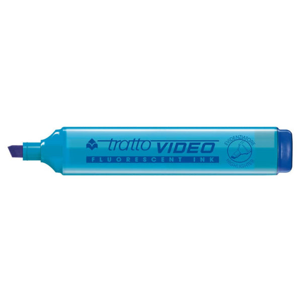 Evidenziatore Tratto Video Azzurro