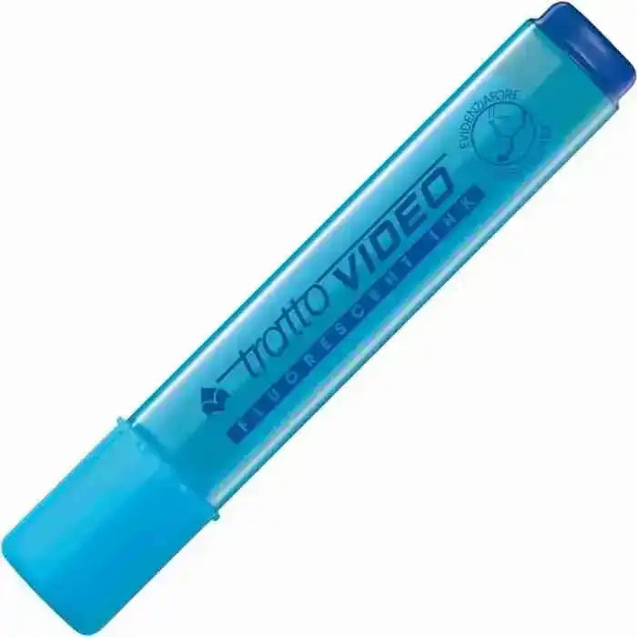 Evidenziatore Tratto Video Azzurro