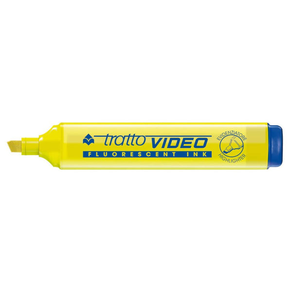 Evidenziatore Tratto Video Confezione 4 Colori Assortiti