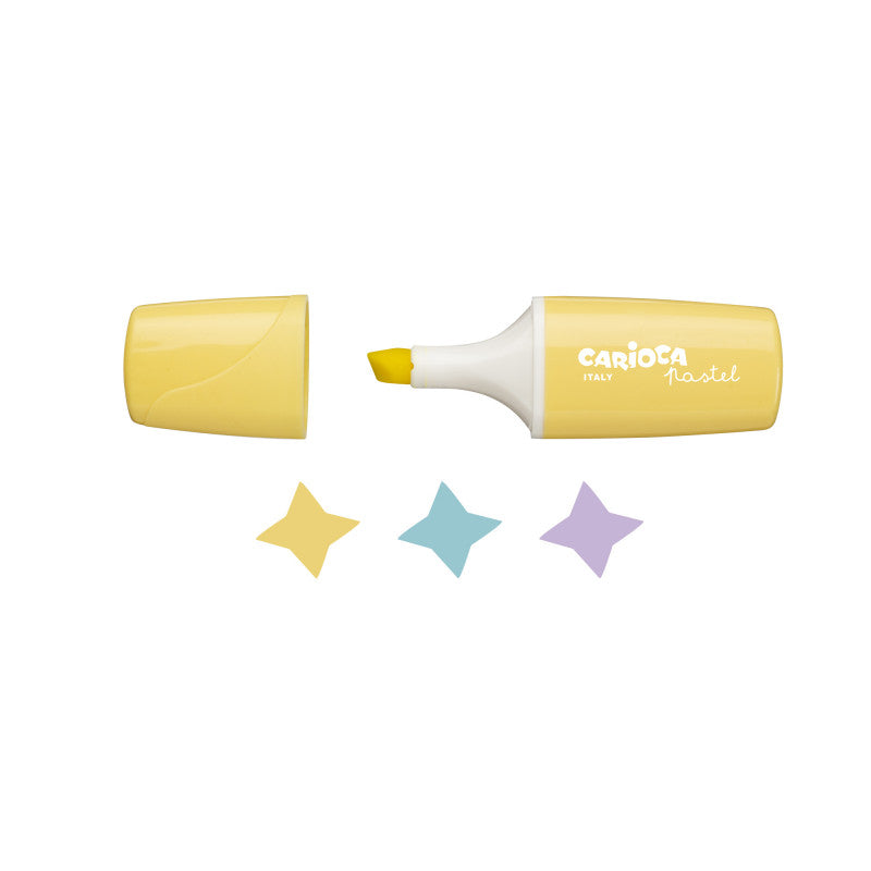 EVIDENZIATORE PASTEL MINI MEMOLIGHT CARIOCA /3PZ.